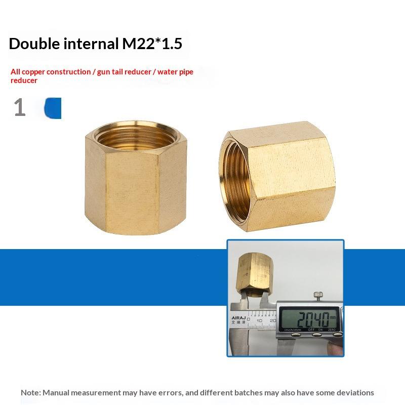 Neuer 1 Stück Adapter für männliche und weibliche Anschlüsse, F/M Schlauchtülle Schlauchverbinder, Langlebiges Messingrohrfitting 3/8" 1/4" M14 M18 M22 Gewinde