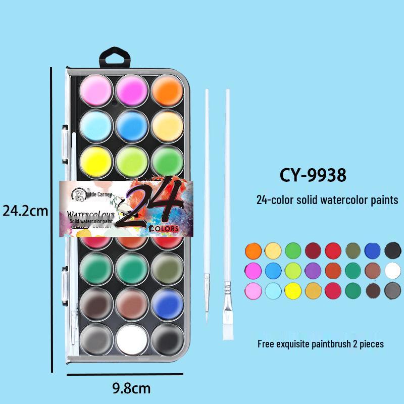 Beginner's Gouache Watercolor Paint Set for Kids and Students