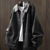 Loose Casual Leather Jacket Short Lapel Korean Style Versatile Motorcycle
