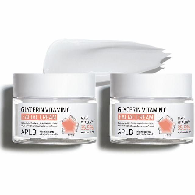 APLB - Glycerin Vitamin C Facial Cream Set 55ml x 2 pcs