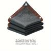 Durable Black UV Protection Canopy - Outdoor Sun Shade Net - Multiple Sizes Available for Travel, Picnics, and Pools