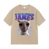 James IAMES Funny Cat Meme Tshirts Stupid Joke Gifts Cat Lover short sleeve tshirt Unisex Women fashion Oversized Cotton T Shirts
