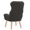 Armchair Dark Grey 69 x 74 x 93 cm Sherpa Fabric