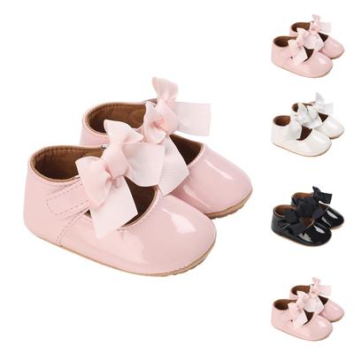 Baby Bow Princess Shoes - Soft Sole Infant Footwear