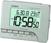 Digital Alarm Clock with Temperature Radio-Controlled Display, Silver, DQD-80J-8JF