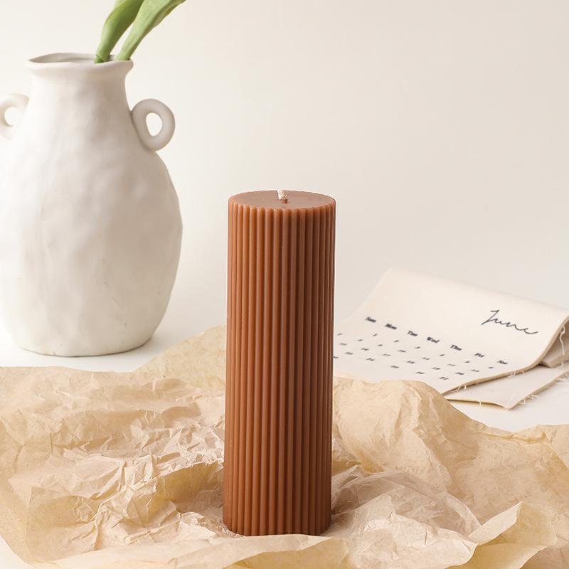 Soy Wax Pillar Candles Scentedless Emergency Lighting Candles Home Decoration
