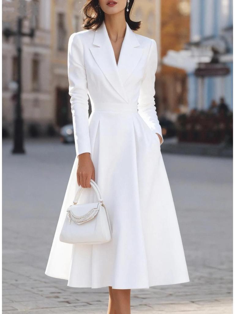 Elegant 2025 V-Neck Waist-Cinching French Slimming Evening Gown for Women