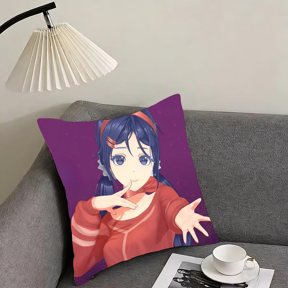 Video Game M-MiSide Mita Cushion Cover Reversible Plush Pillow Cover – For Car, Sofa, Bedroom, Perfect As a Gift.