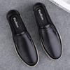 New Minimalist Design Handmade Genuine Leather Mens Comfort Loafers Casual for Men Hot Sale Office Dating Genuine Leather Shoes
