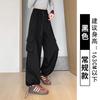 Overalls women's summer new high-waisted loose casual parachute wide-leg pants big pocket sweatpants