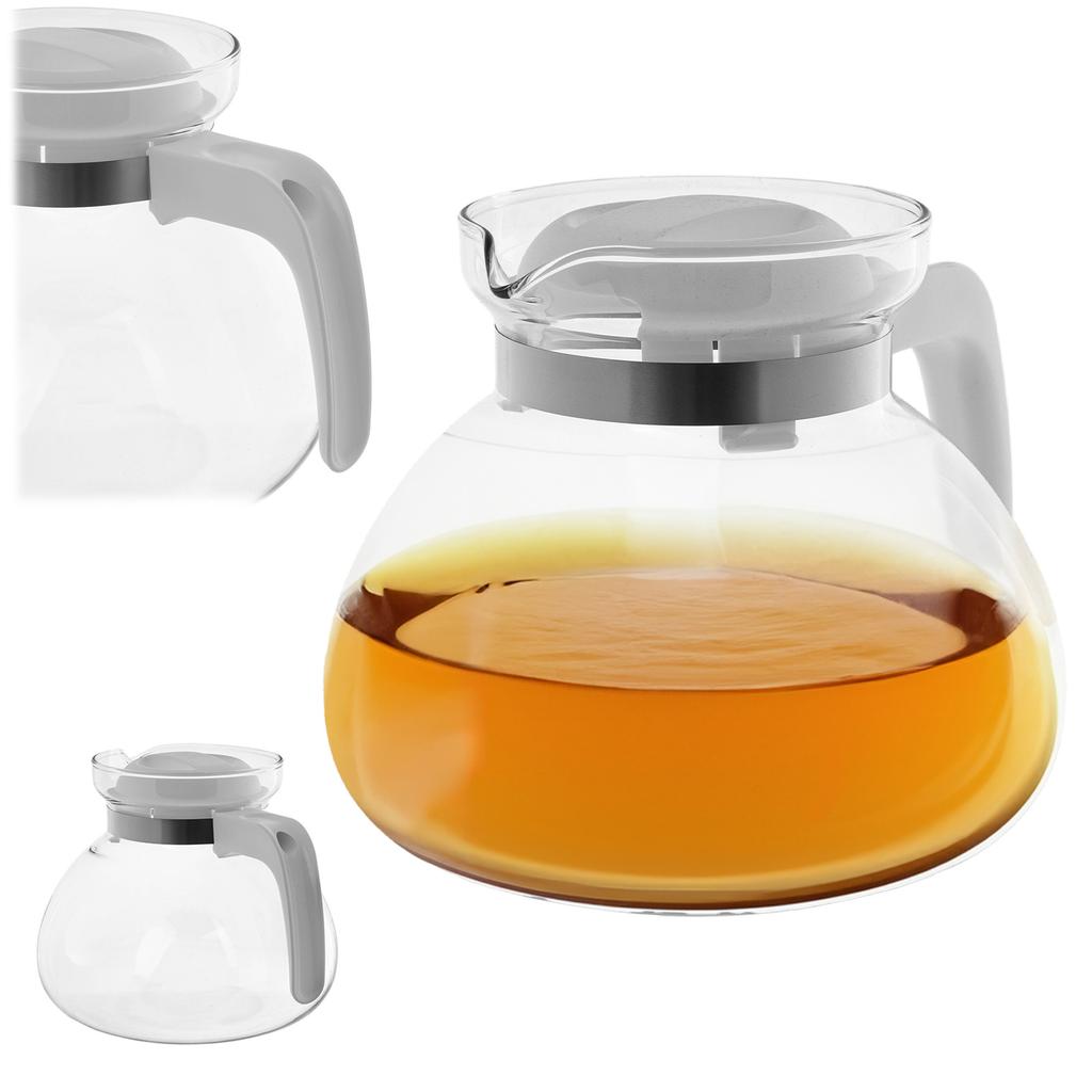 KADAX Heat-Resistant Glass Teapot with Lid 1.7L