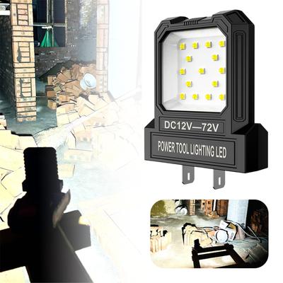 Super Bright LED Work Light 12V-72V LED Mini Pocket Work Light Power Tool Accessories LED Work Light with 2 Modes Lighting