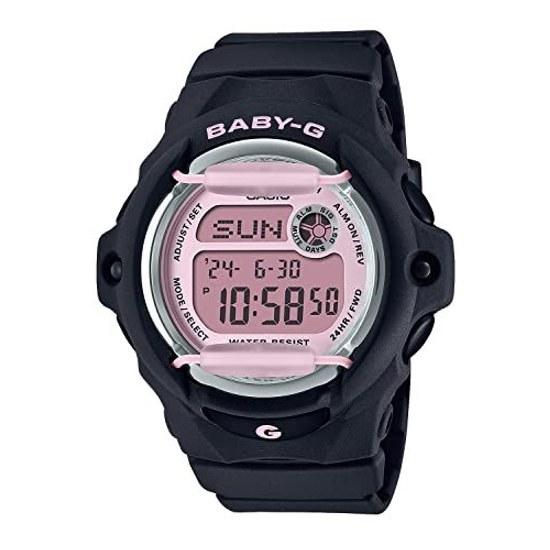 Orologio da polso Baby-G Casio prodotto originale per il mercato interno tipo Super Illuminator (luce LED ad alta luminosità) BG-169U-1CJF da donna nero