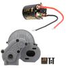 Gearbox with 35T External Carbon Brush 540 Brushed Motor for Axial SCX10 SCX10 II 90046gray