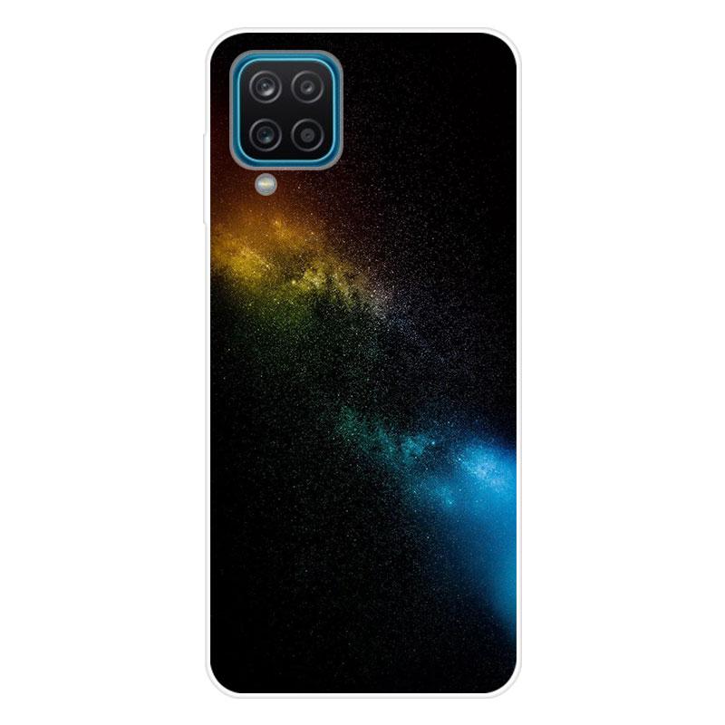 

Защитный силиконовый чехол-бампер с принтом, для Samsung Galaxy A12 For Samsung Galaxy A12 аквамарин