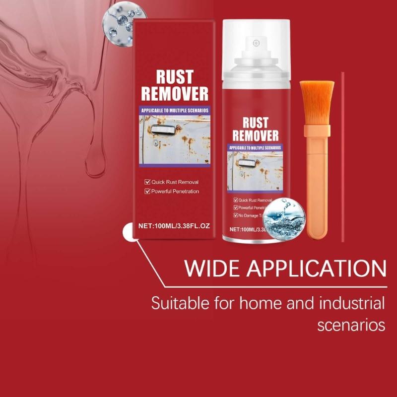 100ml Rostentferner Entrostungssprüher Multifunktions-Automobil-Rostentfernungssprüher Universelle Auto-Wartung Rostschutzmittel