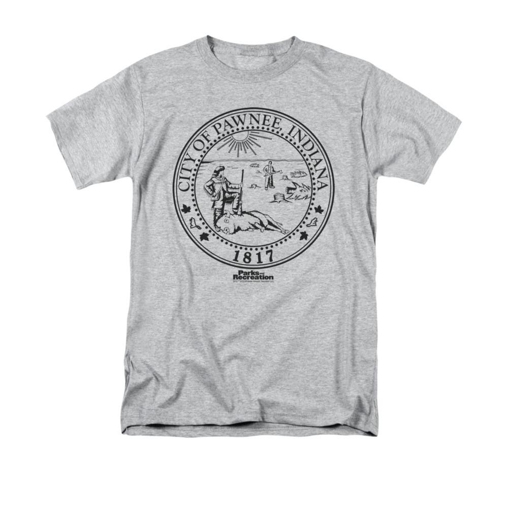 

Parks and Recreation Pawnee Seal T-Shirt Sizes S-4XL NEW 4XL