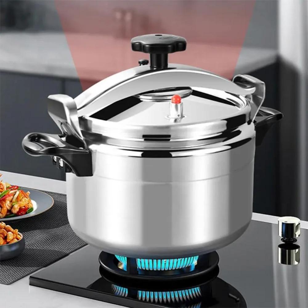 Large Capacity High Pressure Cooker Aluminum Saucepan Stew Pot Kitchen Cooking Tool  Resturant