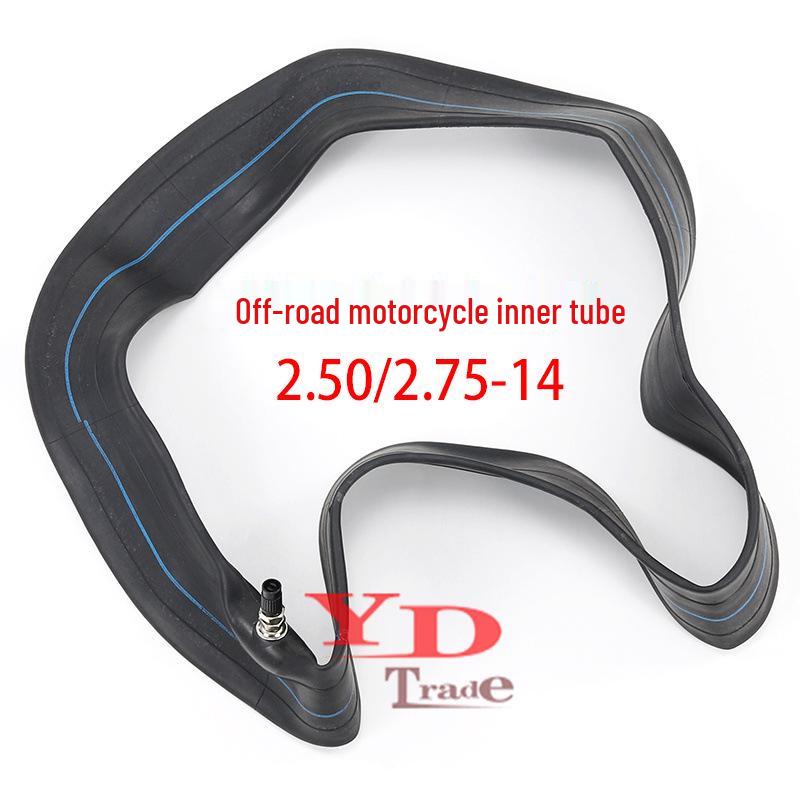 

Off-Road Motorcycle Accessories: 60/100-14 Front Tire & 2.50/2.75-14 Inner Tube with Straight Valve