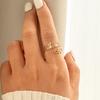 With Heart Custom Name Couple Wedding Rings Stainless Steel Gold Color Personalization Multiple Names Anillos Jewelry Gifts