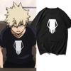 Summer My Hero Academia Bakugo Katsuki Printed Fashion T-shirt Women's Fashion  High Quality Loose Casual Aesthetic Clothes