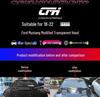Ford Mustang 18-23 Transparent Carbon Fiber Hood Cover
