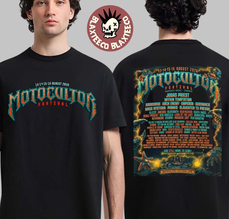 Motocultor Festival 2026 Full Lineup In Carhaix France 13 14 15 16 August TShirt Unisex T-Shirt S
