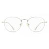 Full Rim Oval Silver Hokk M298a Fashion Unisex Eyeglasses