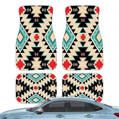 Car Floor Carpet Set Of 4 Piece Persian Rug Design Auto Interior Floor Mats Durable Front Rear Carpets Car Accessories