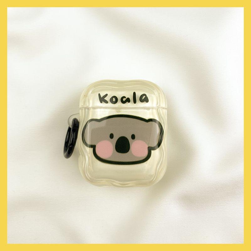 

for Apple Pro Earphone Case Second Generation Wireless Bluetooth Aipods1 Third Generation 2 Generation Airpodpro Fourth Generation 5 5 Generation AirPods 4 [Cute cartoon koala] send Hook