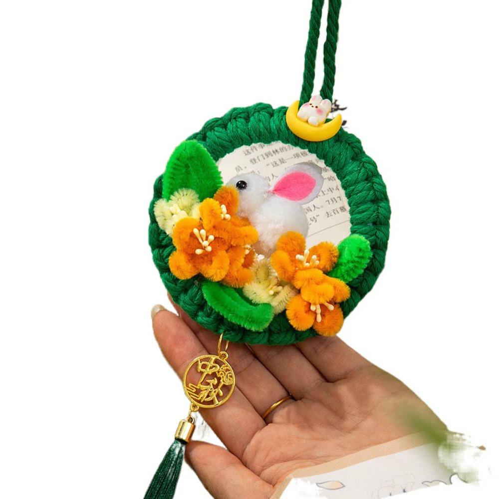 

Rabbit Mid Autumn Festival Decoration DIY Car Hanging Ornament Vehicle Interior Style 3