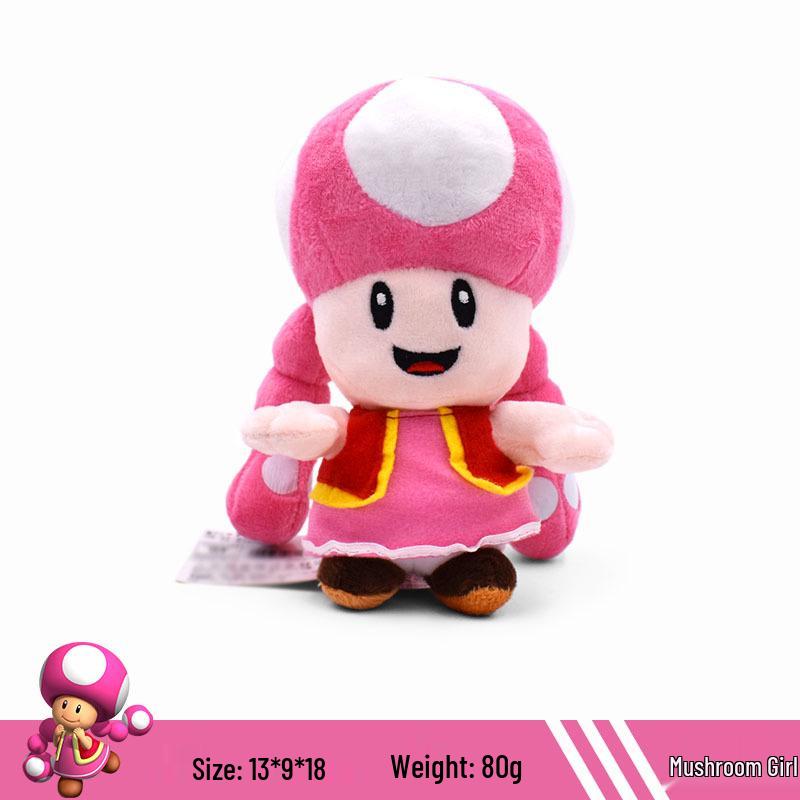 Super Mario Kinopiko Mushroom Girl Plush Pendant