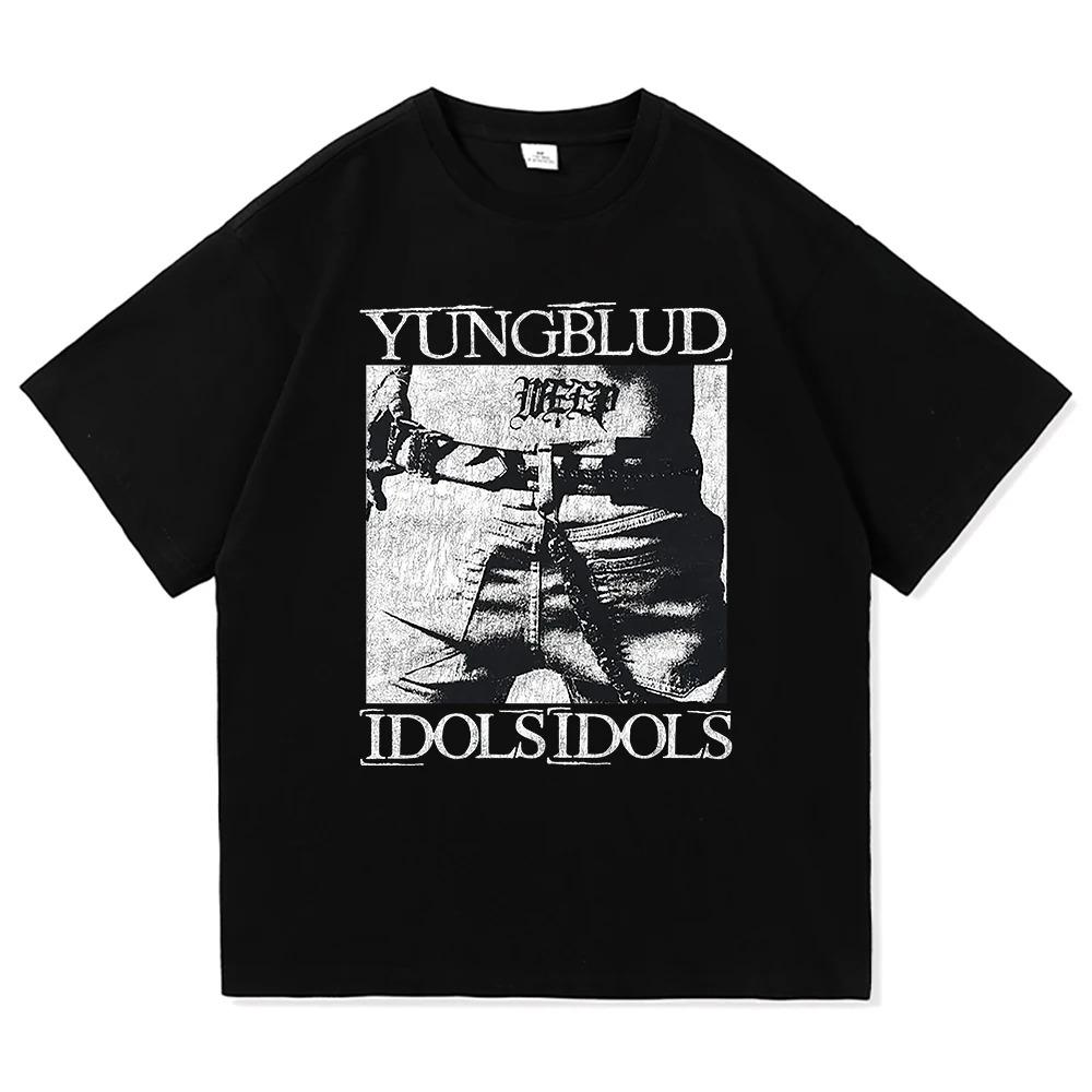 Yungblud Idols World Tour 2026 T Shirt New Fashion MenWomen Hip Hop Aesthetic Wings Tshirt High Quality Cool Cotton Tees Shirts