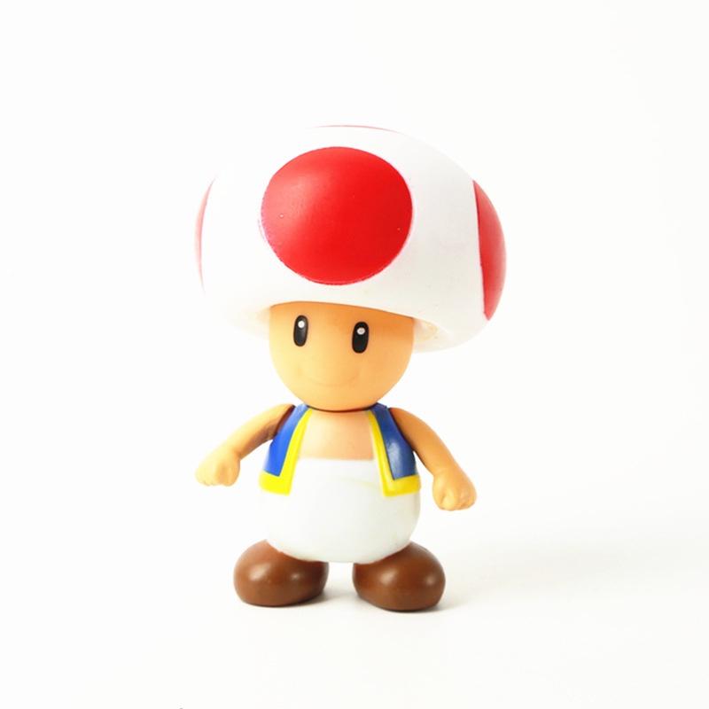 Super Mario Actionfigur Modell Pvc Material Sammlerstück Spielzeug für Auto und Schreibtisch