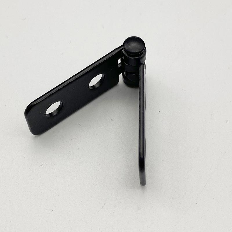 180 Graders 4 st Vikbar Gångjärnsflik Skruvmonterade Gångjärn för Symaskinskåp Rundad Hörnbuffert Gångjärn Möbelbeslag