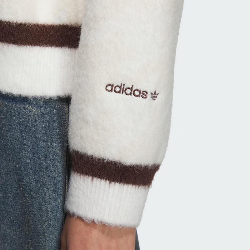Adidas Women's V-Neck Casual Pullover Sweatshirt KC2687