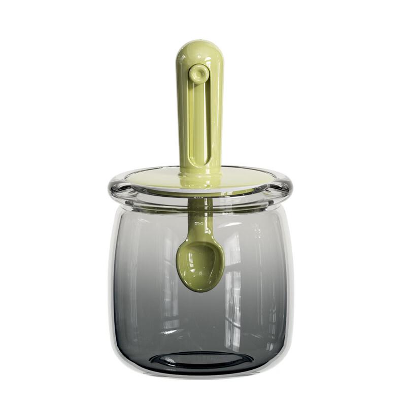 

Retractable Seasoning Jar with Spoon Lid