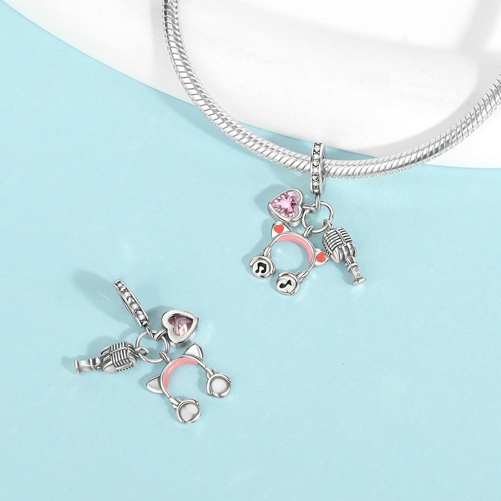 Copper Love Is Infinity Symbol Family Couple Pendant Charm Fit Original Charm Bracelets Women Diy Jewelry Gift