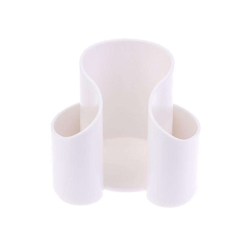 

Коробка для хранения косметических ватных дисков 2 в 1, пластиковый диспенсер для зубной нити, настольный органайзер для хранения на столешнице, многофункциональная подставка для хранения белый