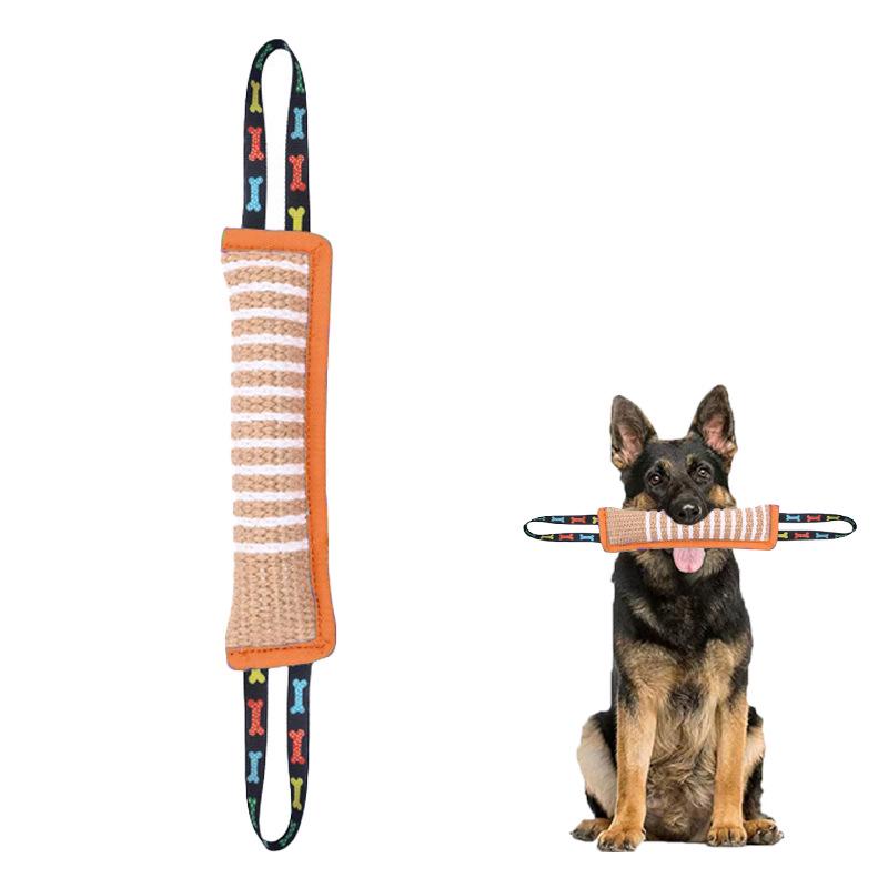 Burlap Dog Bite Stick - Training, Chewing, and Fetching Toy