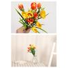 2 Stück künstliche Tulpen Blumen Fake Tulpenstrauß Dekoration für Haus Garten Hochzeit Party Dekorationen Zubehör