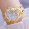 Luxury Women’s Watch Fashion Diamond Quartz Wristwatch Silver Gold Elegant Waterproof Ladies Clock Stylish Dress Gifts
