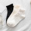 Ladies Spring and Summer Lovely Lace Solid Color All Match Socks