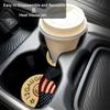 2 Pack Car Coasters for Cup Holders,Mandala Flower Car Cup Holder Coasters,2.75" Universal Size Anti Slip Rubber Mat,Automotive Interior
