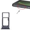 Für Samsung Galaxy Tab Active5 5G SM-X306 Original SIM-Kartenfach + Micro-SD-Kartenfach (Schwarz)
