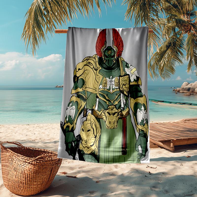 Warhammer Fashion Beach Towel: Ideal for Summer Adventures Soft, Absorbent and Quick Drying Suitable for Swimming and Bathing