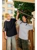 Unisex Color-Block Braided Cord Pull Tab Drop-Shoulder T-Shirt with Round Neck