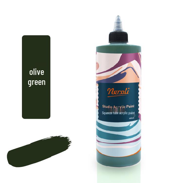 500ml Acrylic Pigment Squeeze Bottle - Traditional Macaron Morandi Colors