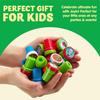 JOYFY 48 Stück Weihnachten Sortierte Stempel Kinder Selbstfärbender Stempel für Weihnachtsfeier Gastgeschenke Strumpffüller Basteln Schulpreise