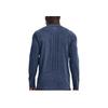 Under Armour Solid Color Crew Neck Breathable Long Sleeve T-Shirt Men Tops Blue 1373725-408